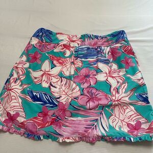 Aryeh Women’s Floral Skort Skirt Size XL